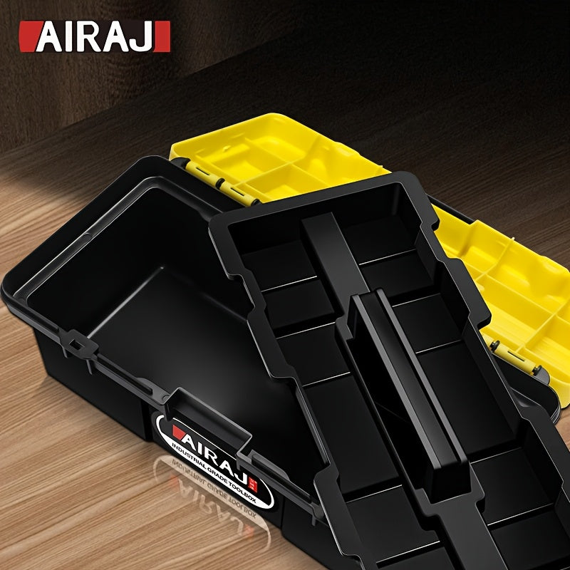 Mini caja de herramientas de plástico con asa para organizador de almacenamiento de manualidades y hogar
