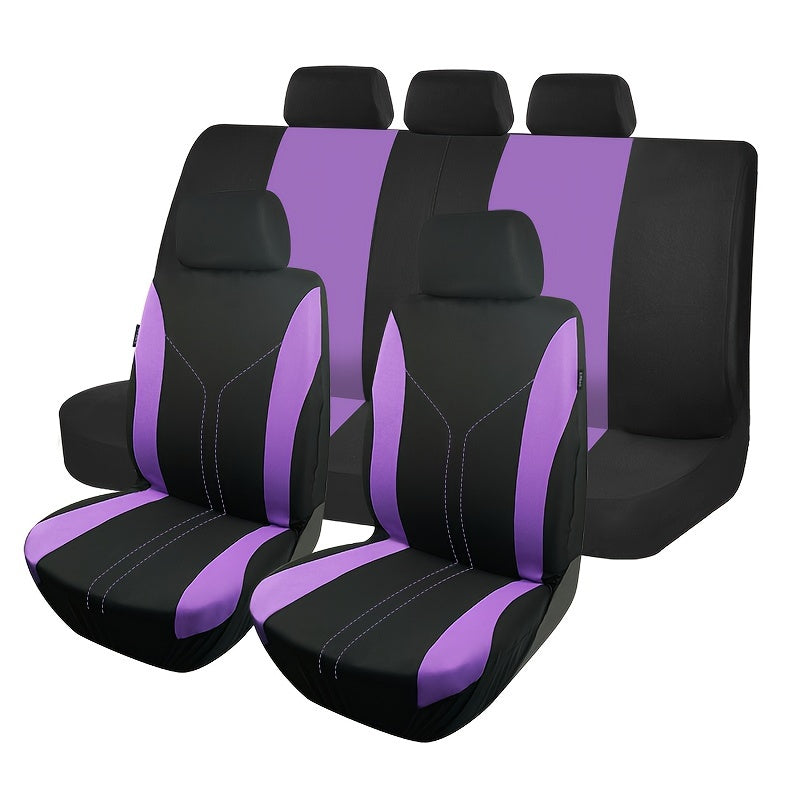 Women Universal Car Seat Covers Set, 9-Piece Auto Cushion Protectors