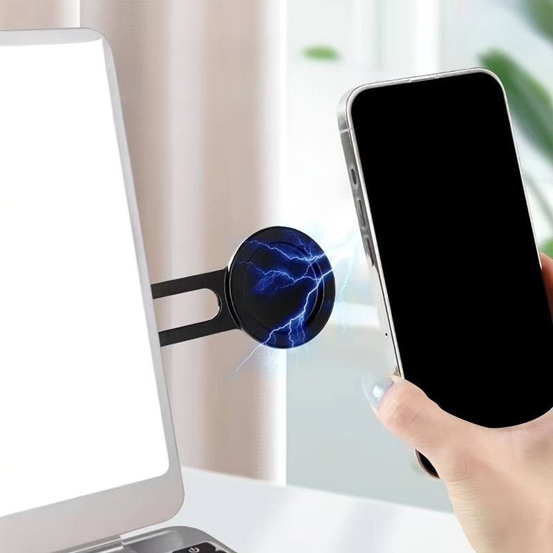 Magnetic Phone Holder for Desktop and Laptop Aluminum Alloy Folding Screen Mount