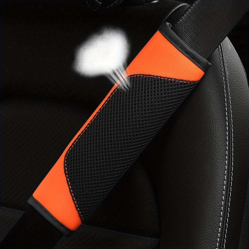 Women's Breathable Mesh Car Seat Belt Shoulder Cover Soft Comfortable Protector