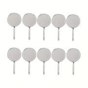 10pcs Stainless Steel Dental Mouth Mirrors for Accurate Visualization in Tight Spaces