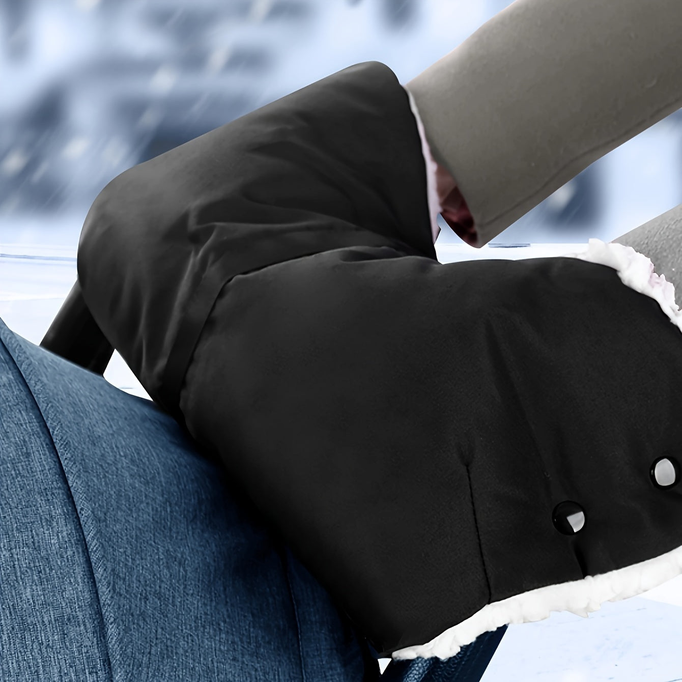 Baby Stroller Gloves Winter Warm Gloves for Cold Weather Protection