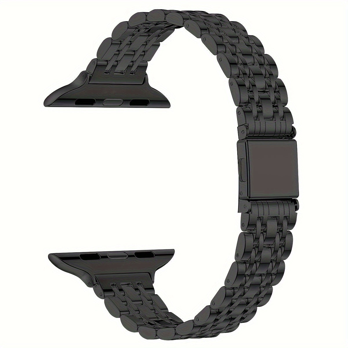 Women's Gold-Plated Stainless Steel Apple Watch Strap Compatible with 38mm to 49mm Series