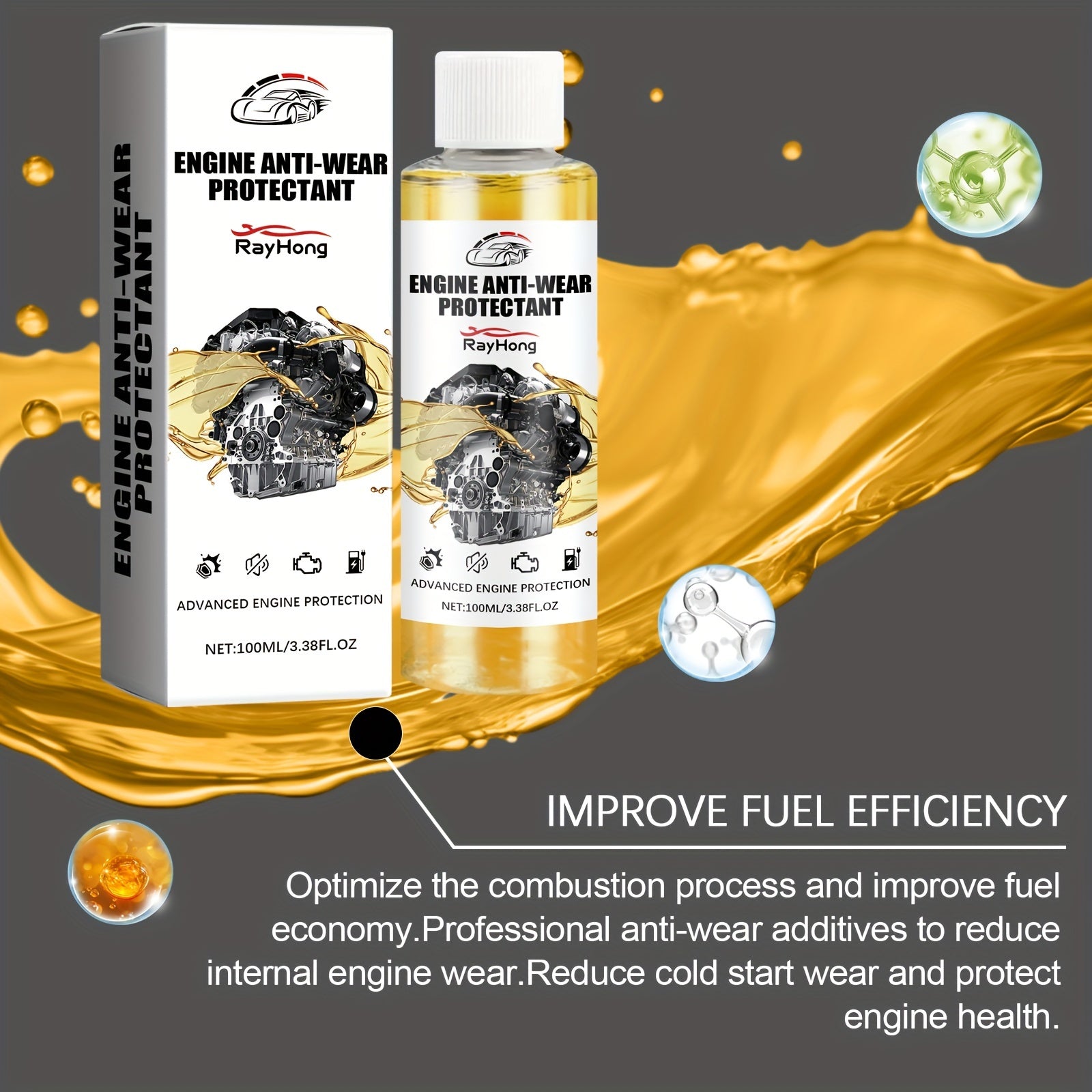 Engine Anti-Wear Protector Car Maintenance Rust Prevention Formula