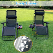 Black Binding Rope Set for Recliner Replacement, 2 Long and 2 Short Ropes