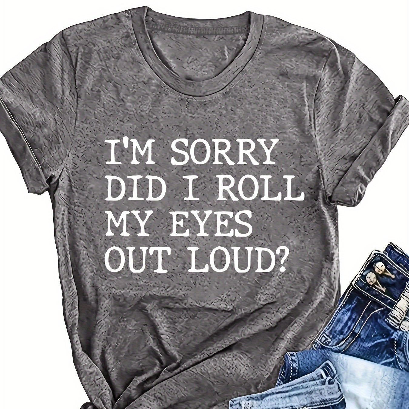 Women's Loose Fit Short Sleeve Casual T-Shirt for Layering