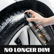 Cera de brillo para neumáticos de coche, protección duradera, realzador de brillo para piezas de plástico