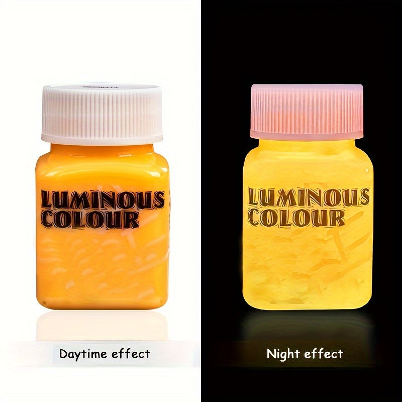 Glow-in-the-Dark Acrylic Paint 1.96oz for Crafts and Art Projects