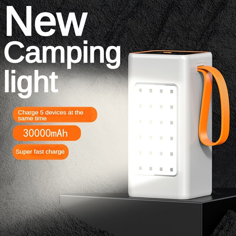 Портативный аккумулятор с супербыстрой зарядкой 66W, емкостью 30000mAh или 50000mAh для использования на улице.