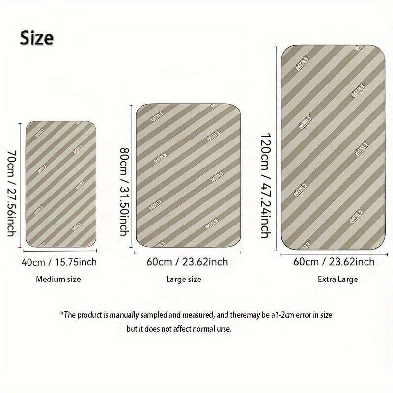 Alfombrilla de planchar portátil plegable resistente al calor, a prueba de humedad y antideslizante