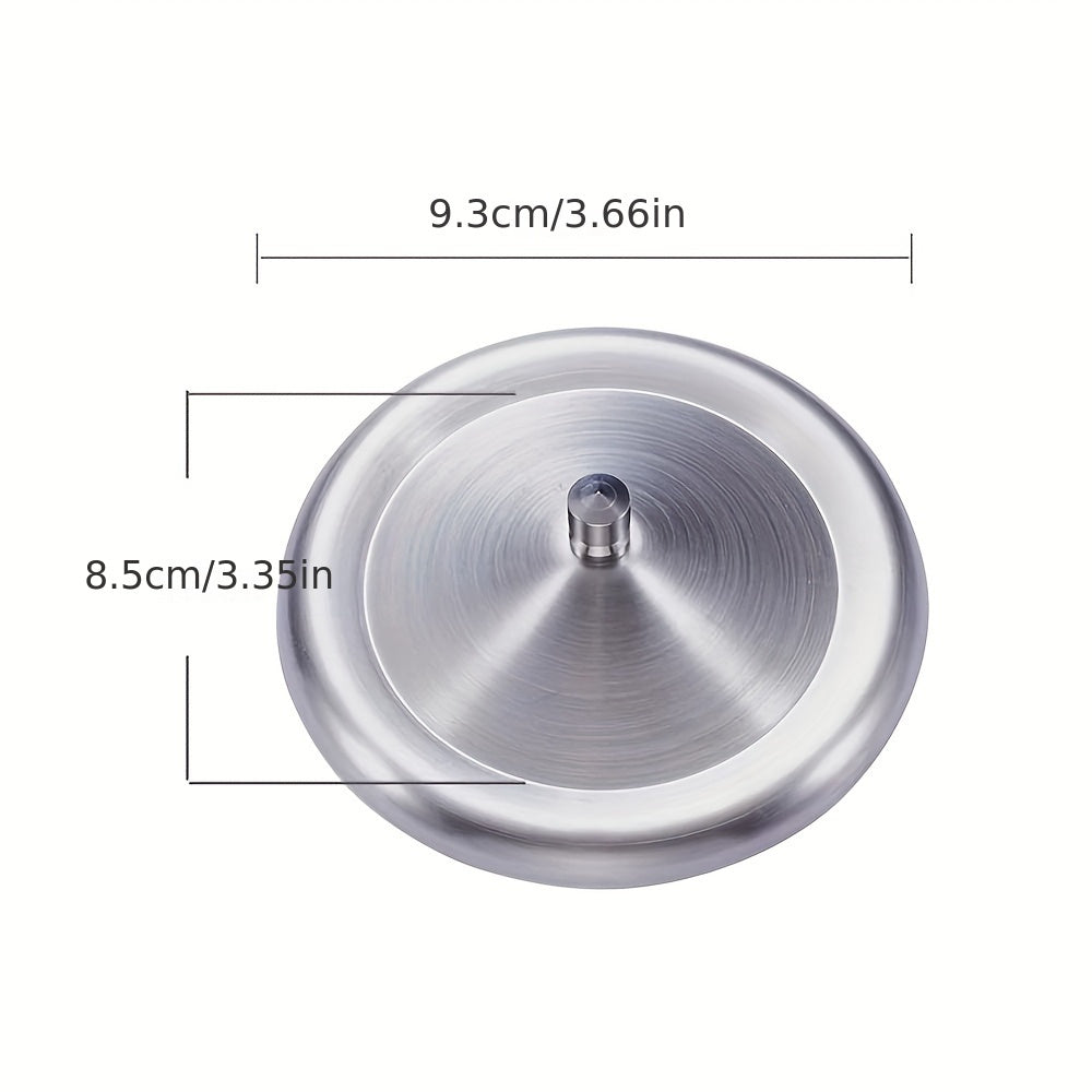 Stainless Steel Leakproof Cup Lids for Mugs in 3 Sizes 8.5/9.3/10.2cm Dust-Proof Drink Covers