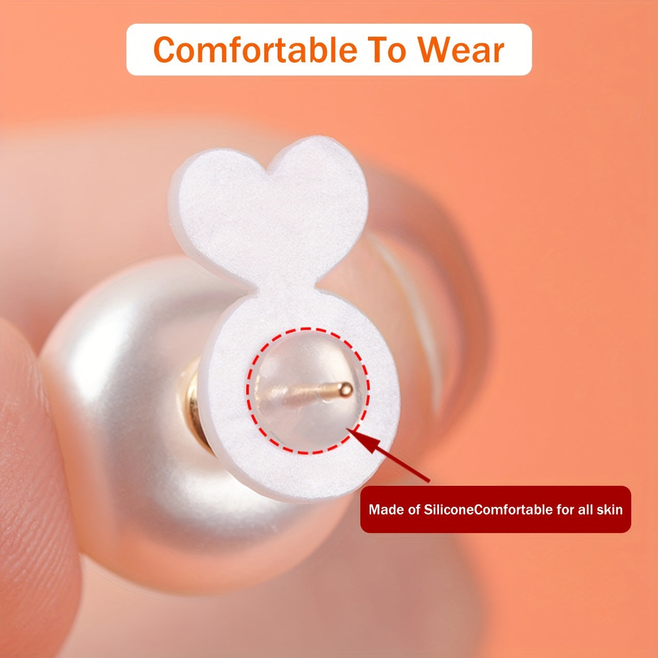 Og'ir sirg'alar uchun silikon sirg'a orqa qismlari - quloq peshonalarini tushmasligi uchun ko'tarish qo'llari - studlar va osma sirg'alar uchun xavfsiz ko'taruvchilar - DIY zargarlik materiallari - san'at va hunarmandchilik uchun zaruriy vositalar.