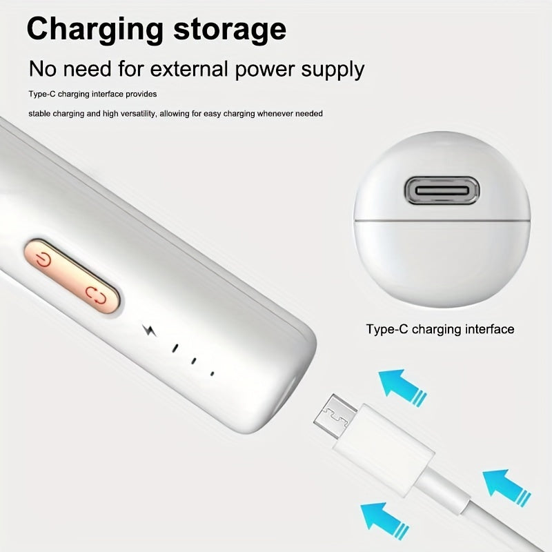 Rechargeable Electric Nail Drill Set with 5 Drill Bits for Gel Nails Home Manicure Pedicure