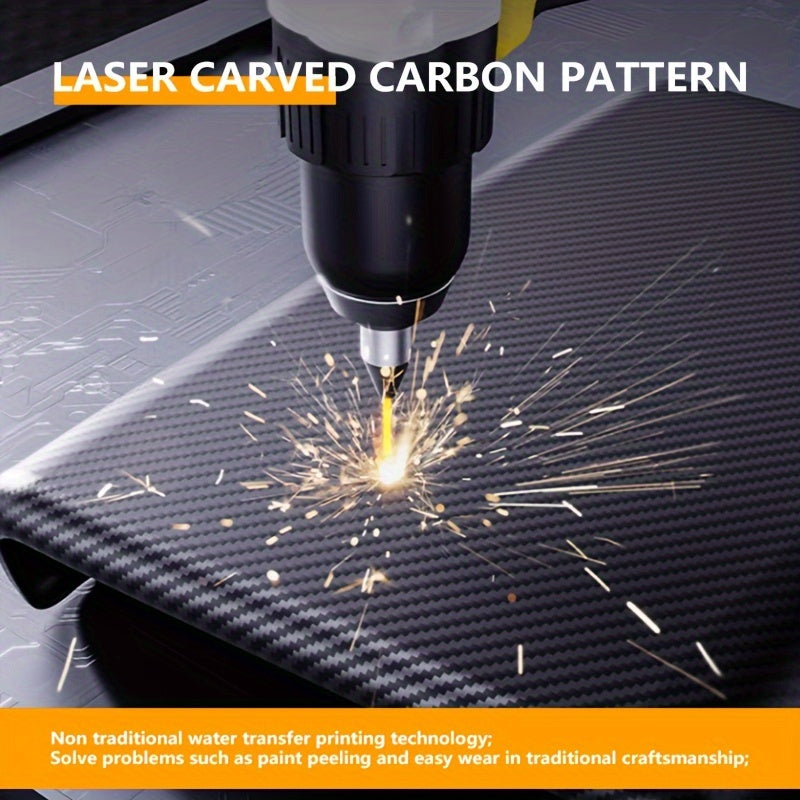 Car Center Console Armrest Cover for Tesla Model 3 and Y Carbon Fiber Matte Glossy