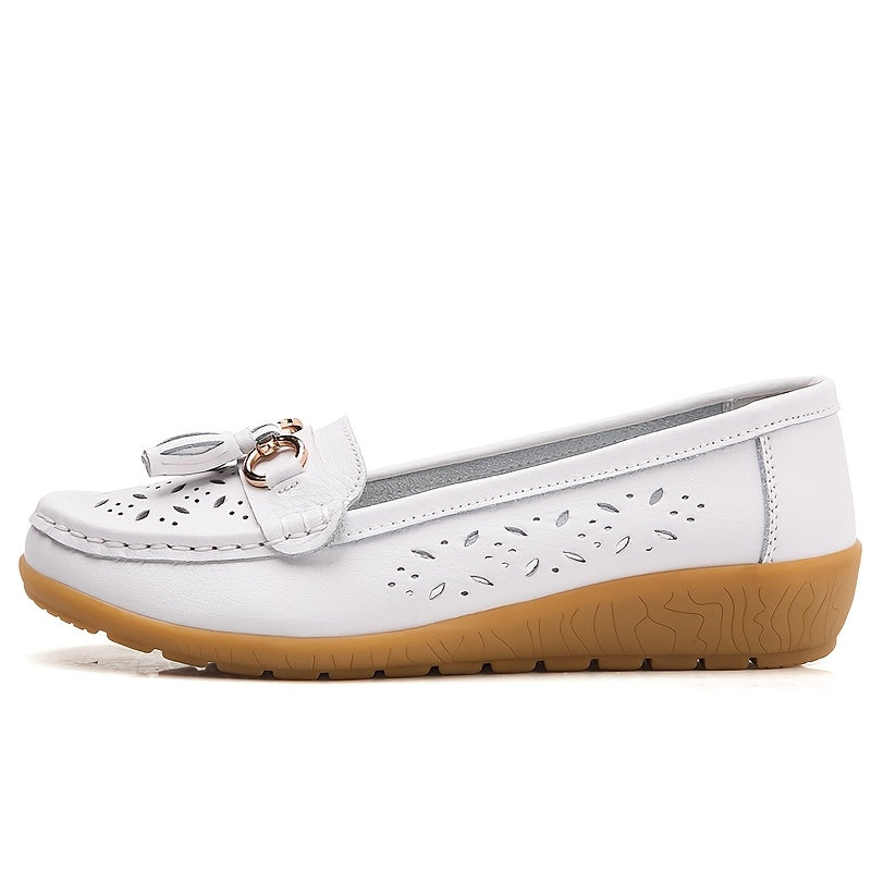 Women Breathable Casual Wedge Flats Plus Size Summer Shoes