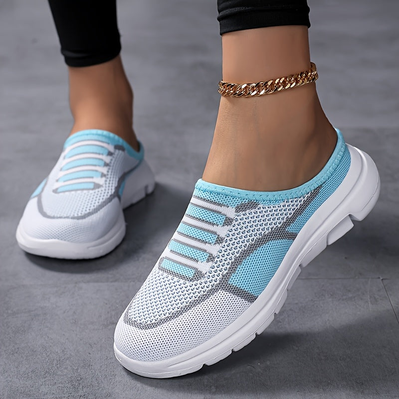 Women's Mesh Slip-On Sneakers, Breathable Comfortable Casual Shoes