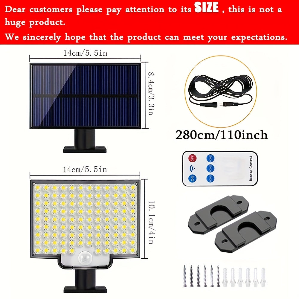 Farol de pared solar resistente al agua para jardín, patio y balcón con batería de litio