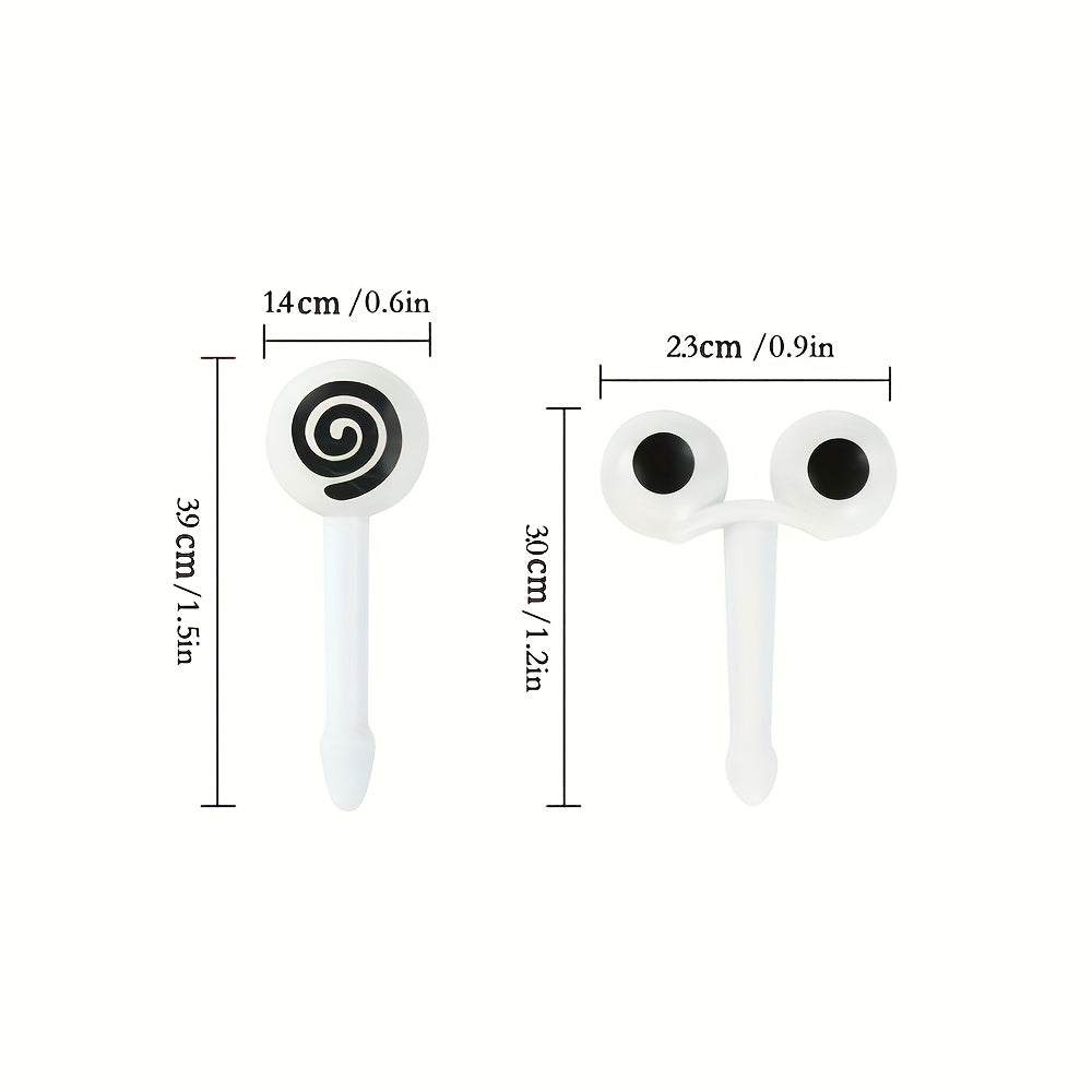 20 ta qayta ishlatiladigan mini ko‘z shaklidagi oziq-ovqat cho‘tkalari BPA-siz ABS plastmassadan tayyorlangan, turli dizaynlarda, meva, sabzavot va pirojno‘lar uchun