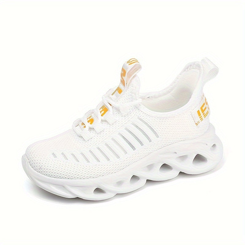 Yigitlar uchun kundalik sport poyabzali, shokni yutuvchi EVA taglik bilan, sirpanmaydigan, pastki qismi mato yuqori qismi