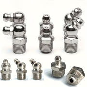 60 Pack M10 M8 M6 Straight Elbow Grease Fittings Universal Grease Gun Kit