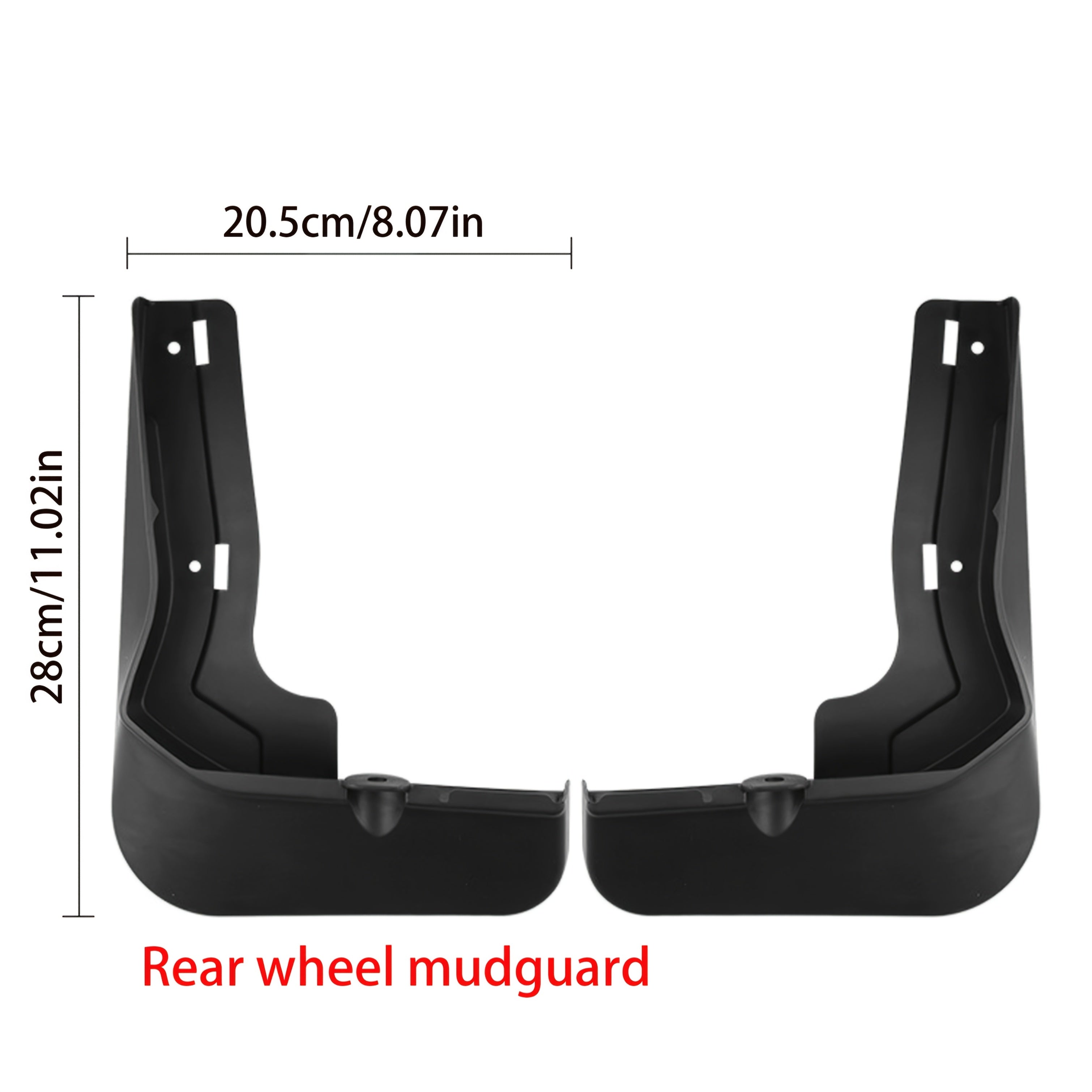 Universal Heavy-Duty Mud Guards for SUV Front and Rear All-Weather Protection