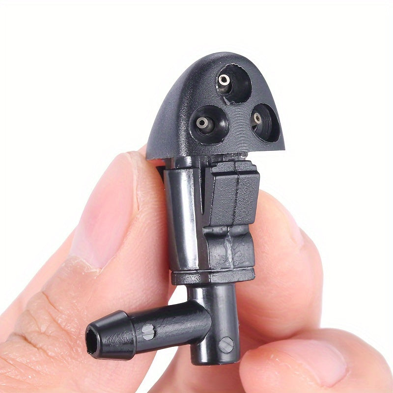 Universal Fit Plastic Windshield Wiper Washer Nozzle with 3 Holes