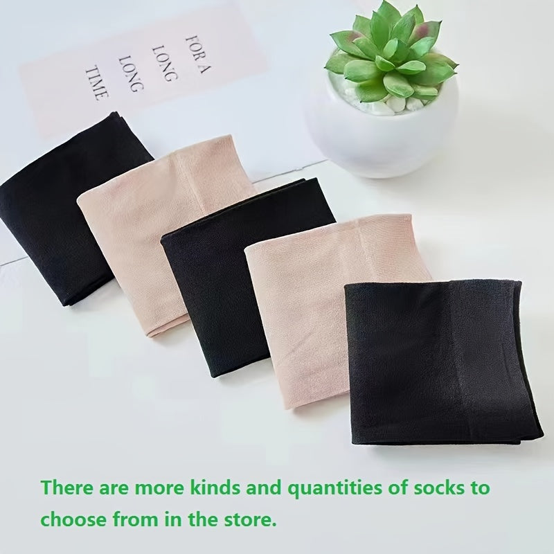 10 Pairs Breathable Elastic Tube Socks Soft Durable Solid Color for Travel