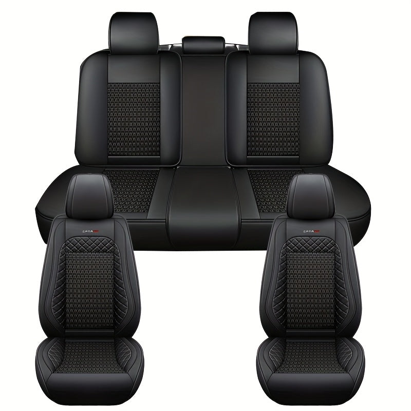 Универсальные прочные чехлы на автомобильные сиденья износостойкие на пять человек, устойчивые к пятнам