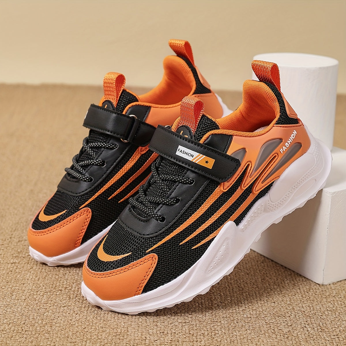 Детские кроссовки из полосатой ткани для мальчиков и девочек до 14 лет, повседневные, для бега, походов