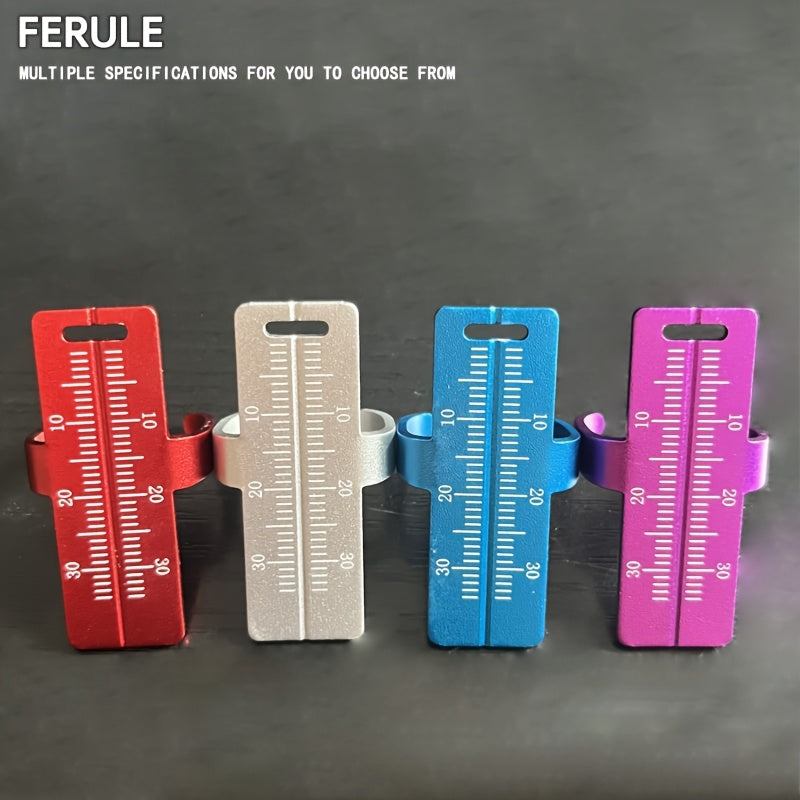 Aluminum Alloy Oral Care Ruler with Straight and Colorful Measurement Options