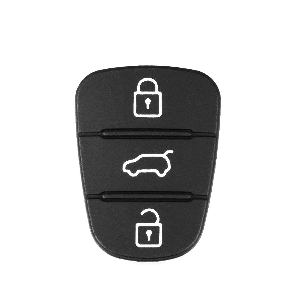 2pcs Silicone Rubber Key Shell Cover for Car Remote Fob with 2/3 Buttons