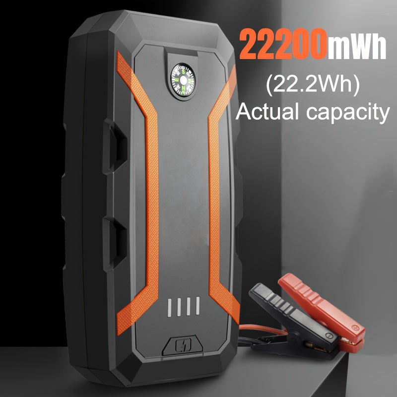 Portativ favqulodda avto boshlash batareyasi, USB zaryadlash va tashish qutisi bilan