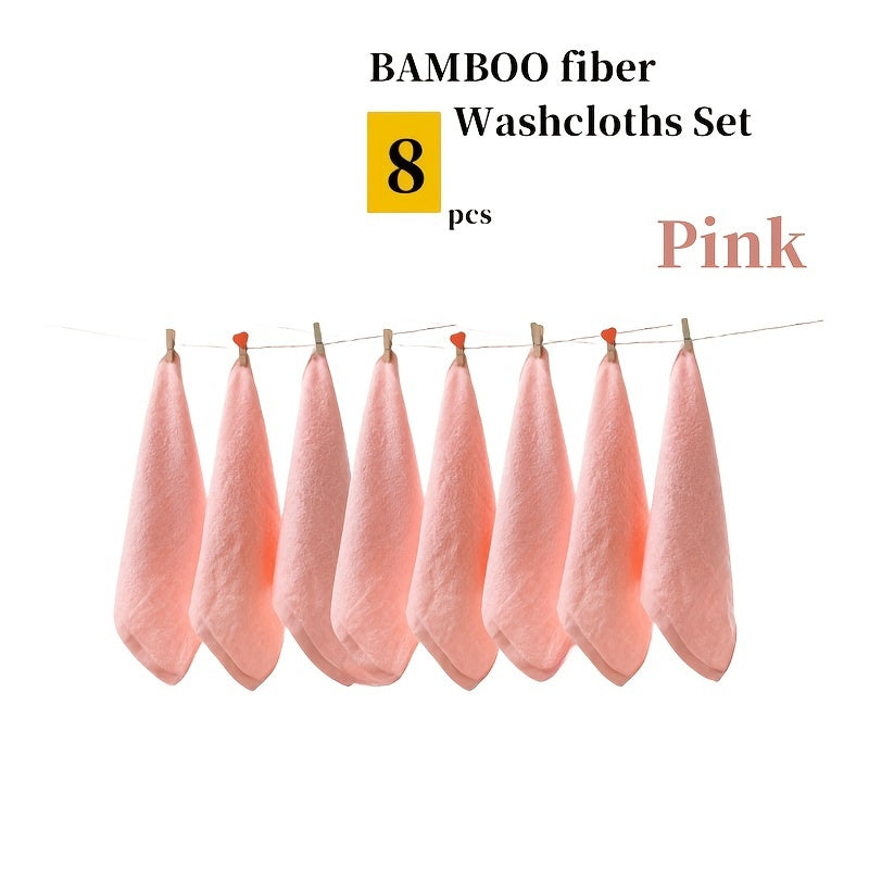 Paquete al por mayor de 8/16 toallas de bambú súper suaves y absorbentes para rostro y limpieza