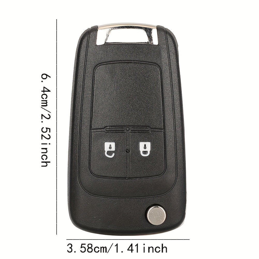 Modified Flip Car Key Shell for Chevrolet Cruze Aveo Without Battery