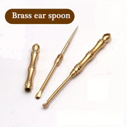 Uniseks mis misli mis va mis cho‘tkasi, eski uslub, oltin rang, 2-in-1 asbob