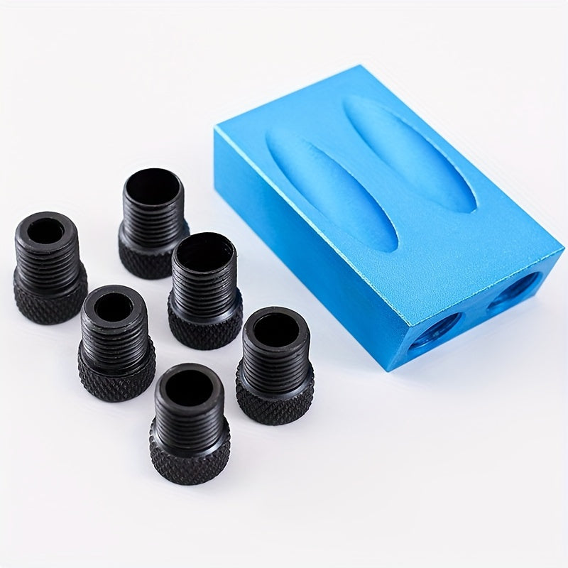 7/14pcs 15 Degree Oblique Hole Locator Drill Bit Set for Woodworking