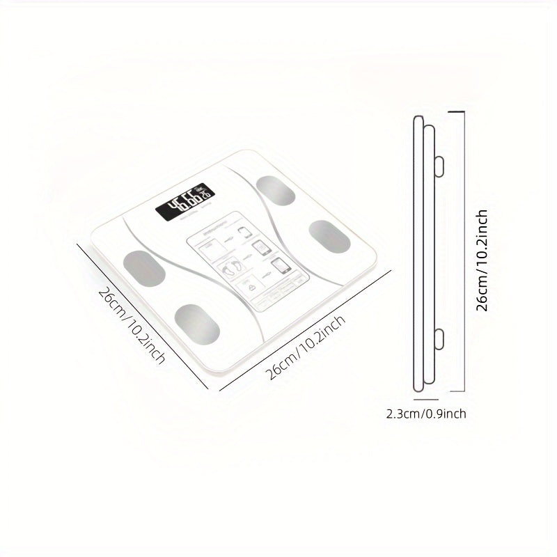 Wireless Digital Bathroom Scale for Body Weight Monitoring