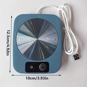 USB Electric Teapot Warmer for Coffee and Tea, ABS Heating Pad, Home Office Use