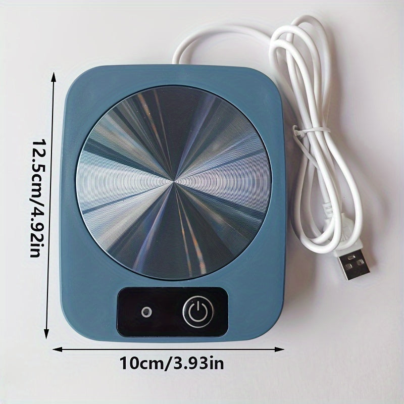 USB Electric Teapot Warmer for Coffee and Tea, ABS Heating Pad, Home Office Use