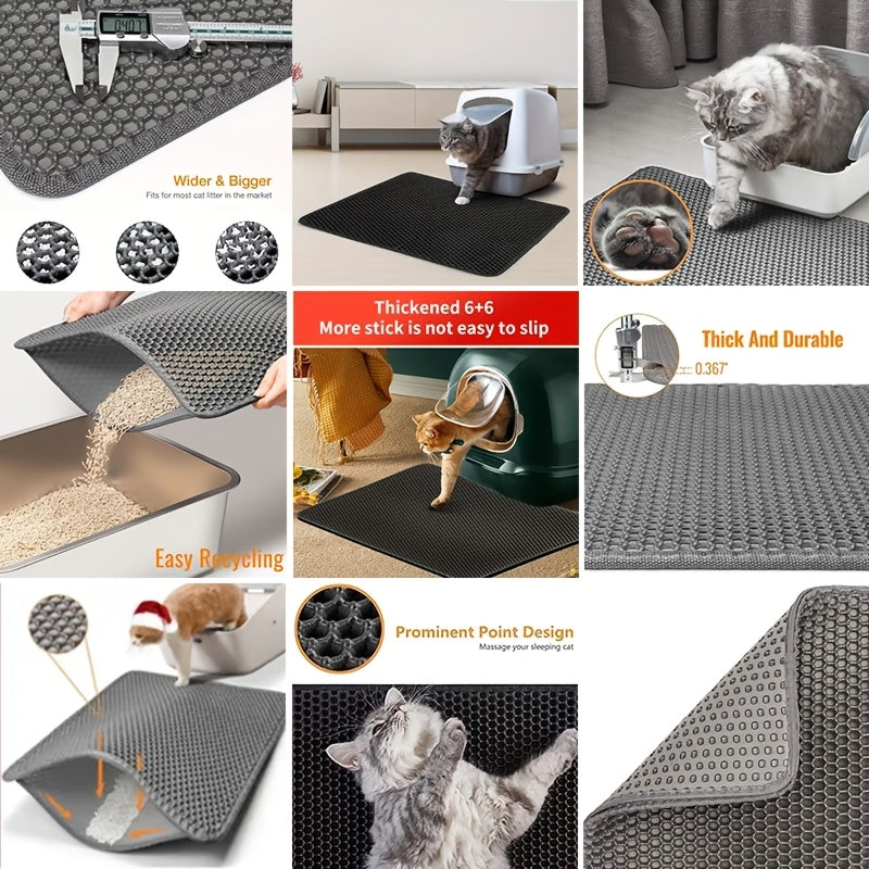 Large Recyclable Waterproof Cat Litter Mat Extra Large Odorless Easy to Clean