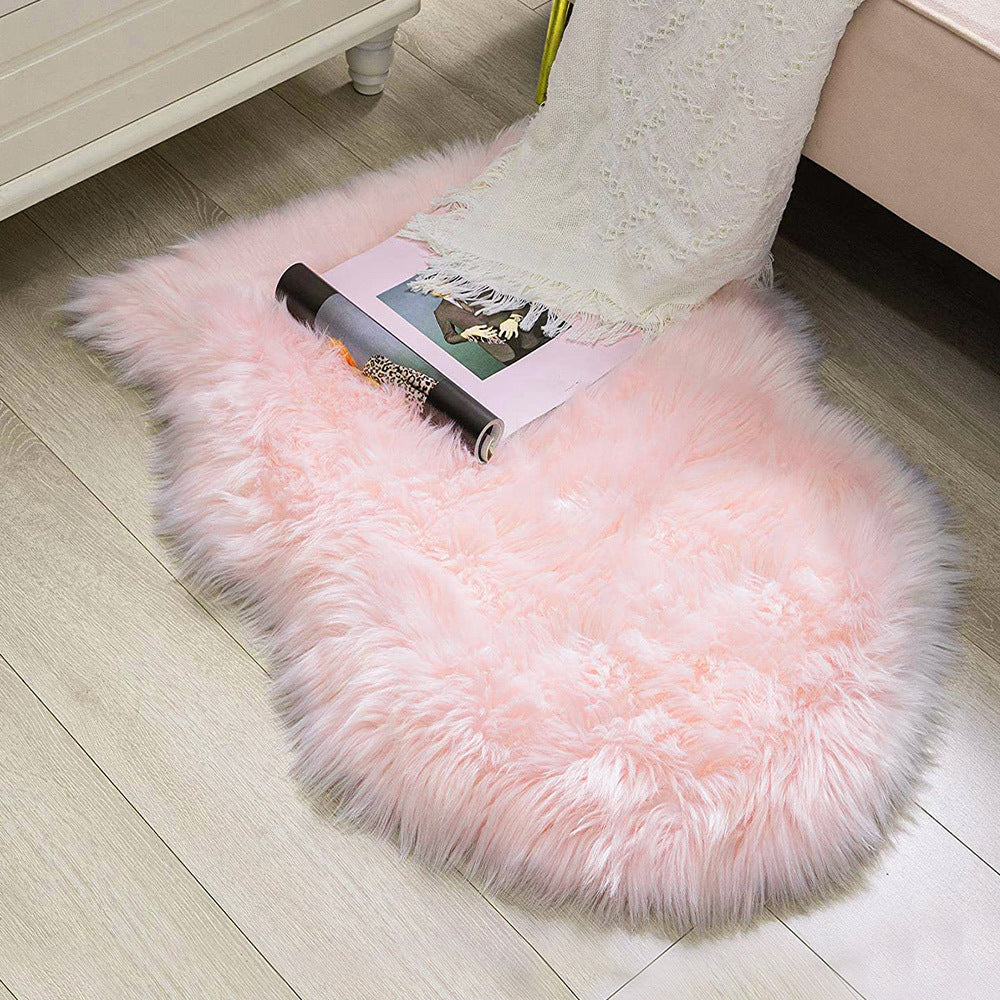 Black Shag Area Rug Luxuriously Soft Polyester-Acrylic Hand Washable Floor Decor