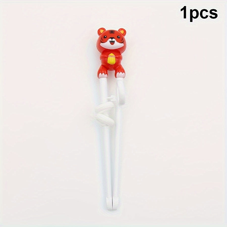 Dinosaur-Shaped Reusable Training Chopsticks for Beginners Ages 3+ in Multiple Colors
