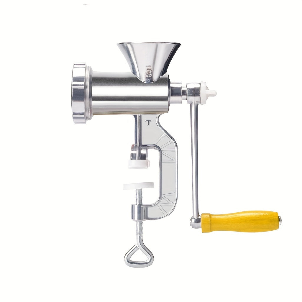 Stainless Steel Hand-Cranked Meat Grinder Vegetable Mincer Table Clamp Kitchen Tool