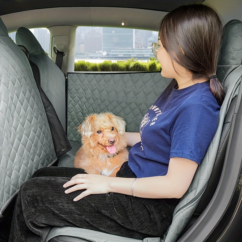 Складное чехол для автомобильного сиденья для собак для Tesla Model Y/3, полиэстеровая кровать для питомцев