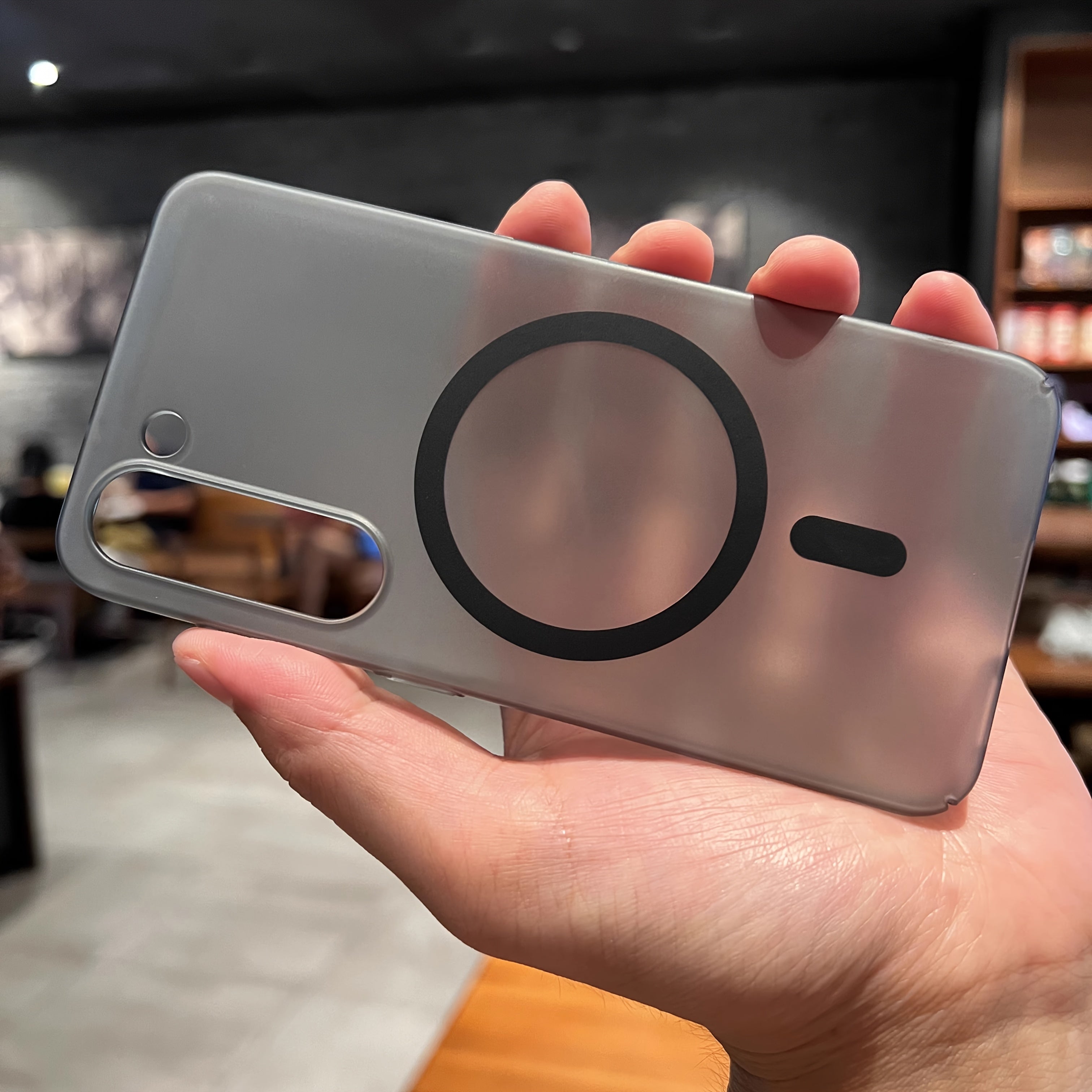 Frosted PC Phone Case for Samsung S25 Ultra S24 Plus S24 Ultra Wireless Charging Compatible