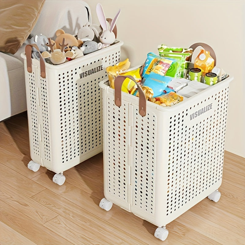 Large Capacity Breathable Laundry Basket for Home Bathroom Storage