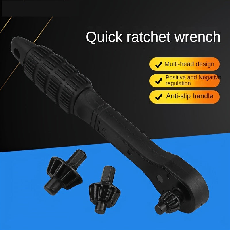 Qalampirli burg'ulash uchun temir burg'ulash kaliti to'plami, 4 dona, tez tormoz, oldinga va orqaga, anti-skid tutqich