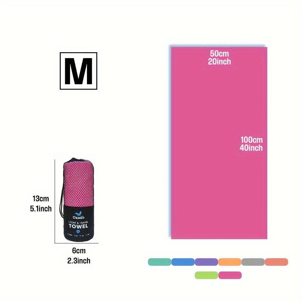 Microfiber Travel Towel Quick Dry Lightweight Sports Beach Hiking Yoga Golf Pickleball