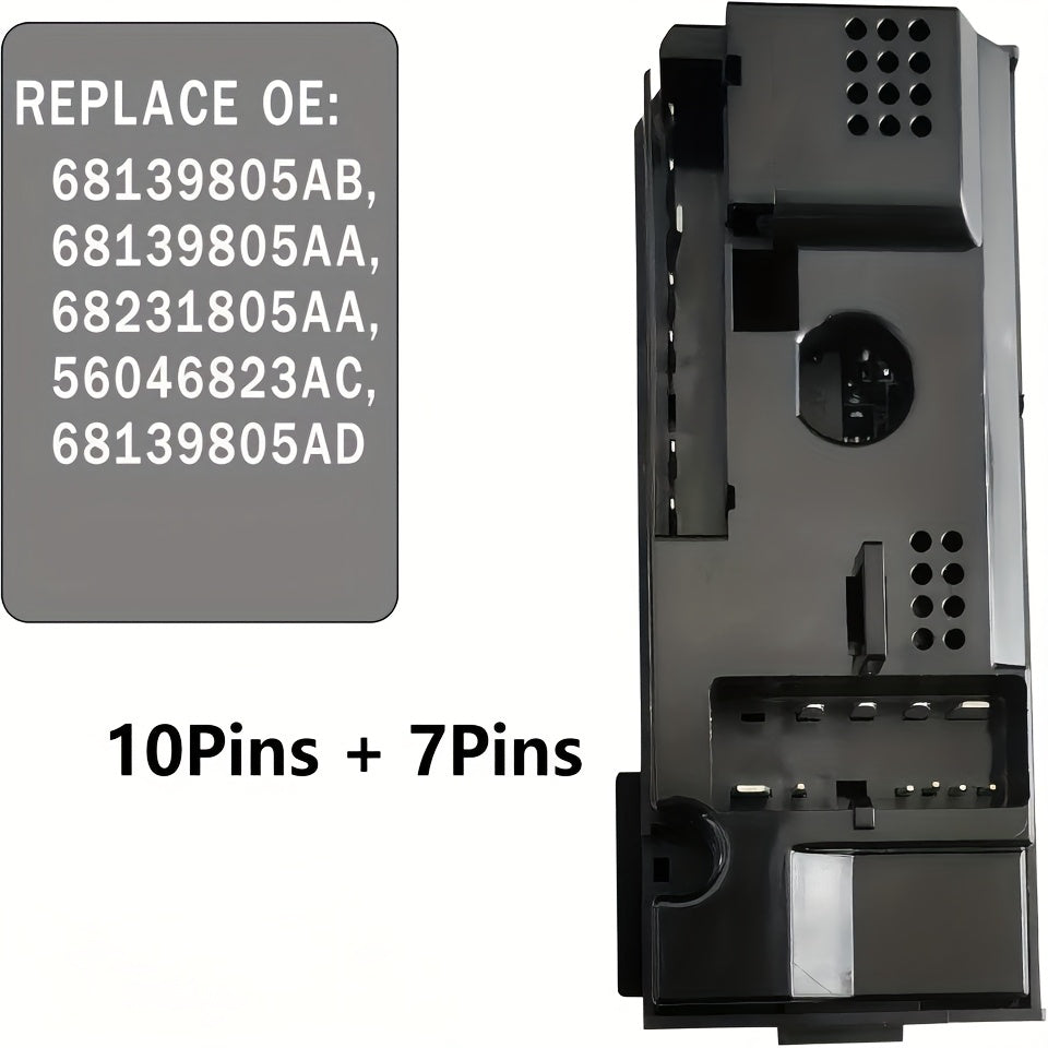Driver Side Power Window Switch for Chevy GMC Trucks 10Pin 7Pin Replacement