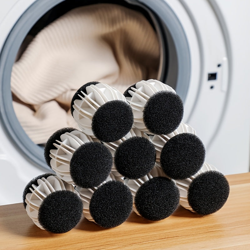 2 Anti-Winding Wool Laundry Balls for All Fabrics Reusable Fabric Softener Static Reducer